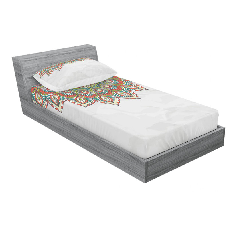 Microfiber Sheet Set, Twin Sheet Set with Fitted Sheet