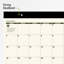 Calendrier mensuel pour coussins de bureau recyclé