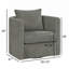 Fauteuil demi-tonneau gris pivotant-1640729252