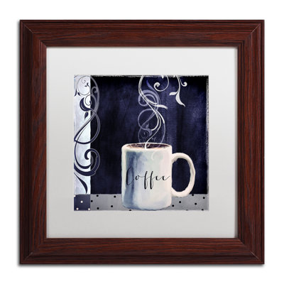 «Cafe Blue I» par Jadaya, impression encadrée