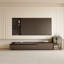 Mid-century Modern Extendable TV Stand for TVs up to 85" with Storage Drawers and Open Shelf