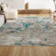 Tapis bleu / gris Lasley-1165405416
