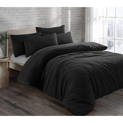 Mioara Polyester Solid Colour Duvet Cover Set with Pillowcases Included