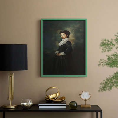 Reproduction encadrée WOMEN Series CCXL III - bois massif