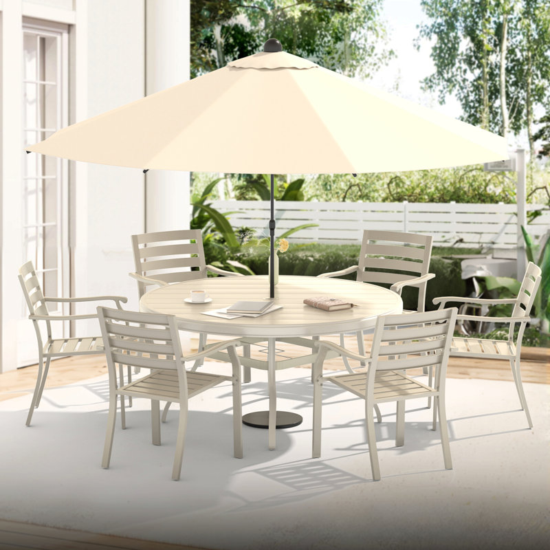 Lron Terrace Dining Chairs, A Set Of 2 Cream Color Outdoor Chairs,  Metal Chairs, All-Weather Outdoor Metal Dining Chairs, Suitable For Gardens, Terraces, And Swimming Pool