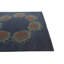 Tapis carré bleu marine Navin