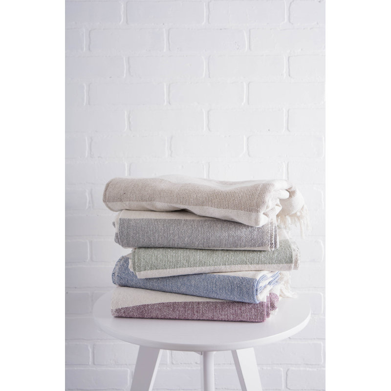 Sherpa Reversible Brown and Beige Acrylic Throw Blanket