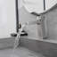 Robinet de salle de bain moderne à poignée simple et cascade Waterfall