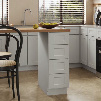 Hardwood Ready-to-Assemble Plywood Standard Drawer Base Cabinet