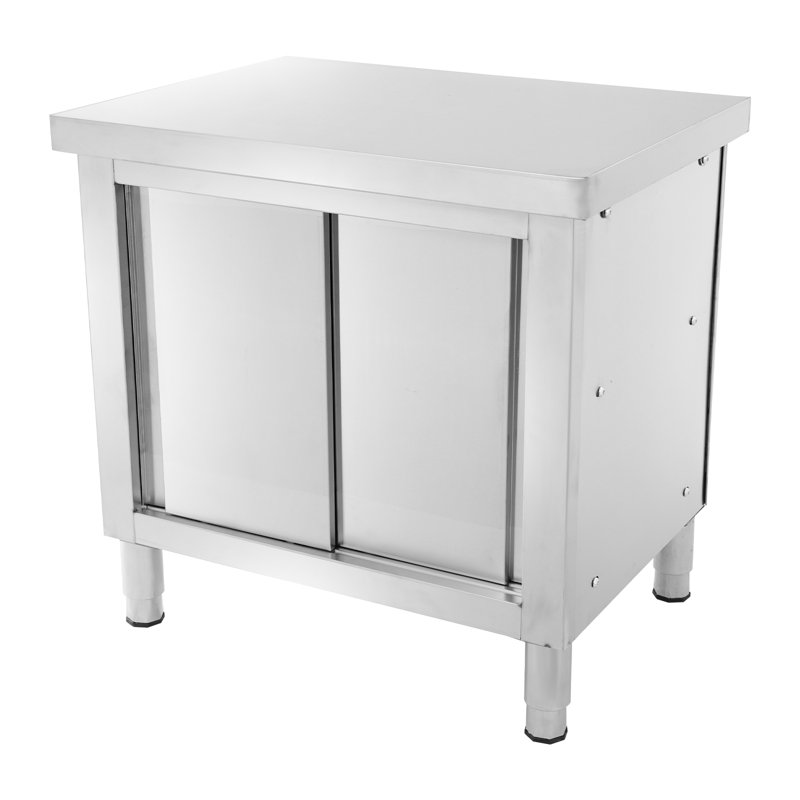 Table de travail en acier inoxydable