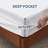 Waterproof Mattress Protector, Soft Mattress Cover With 18"Deep Pocket, White-201242053