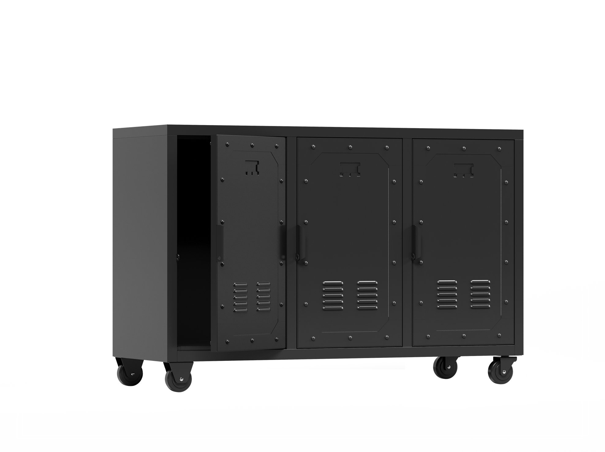 17 Stories three door locker dual charm of storage and display ...