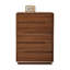 Armoire d'appoint en noyer massif