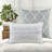 Oversized Cotton King Bedding Sets, Grey Damask Cottage Style For Home