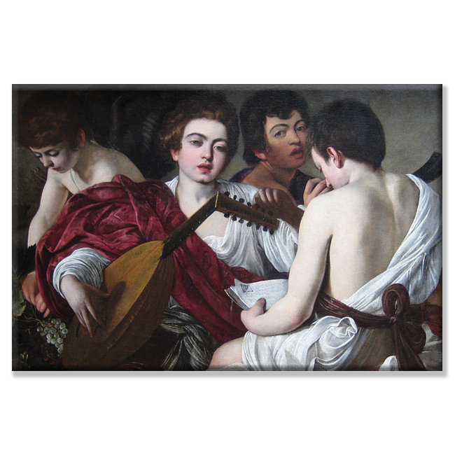 « the musiciens », reproduction d’art sur toile tendue, 24 po x 36 po
