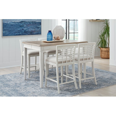 Culbreth 5Pc Counter Height Dining Set - Counter Height Table And 4 Counter Chairs