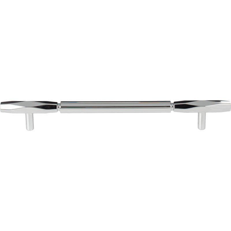 Kingsmill Bar Pull, Polished Chrome, 7 9/16" Center to Center