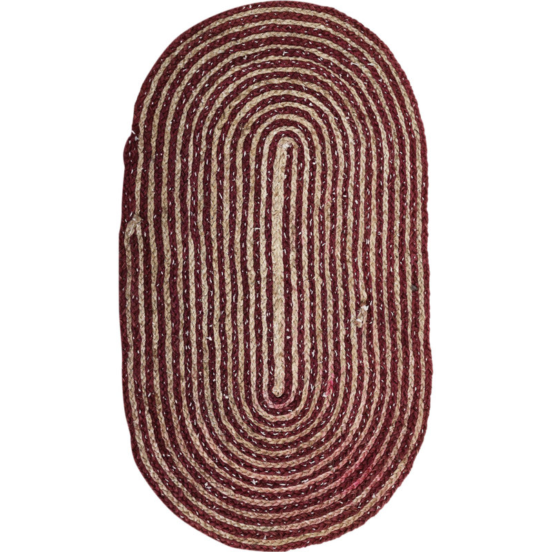 Tapis tressé 23 po 23 po
