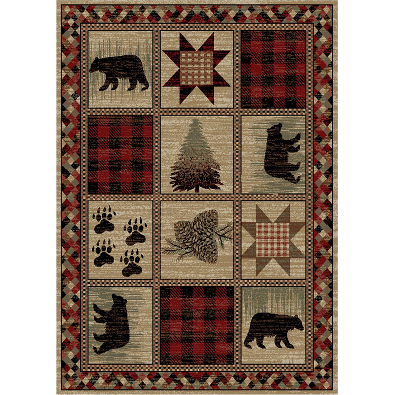 Tapis rouge Anshuman Point, Rectangle 2 pi 3 po x 3 pi 3 po