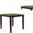 Square Faux Marble Counter Height Table