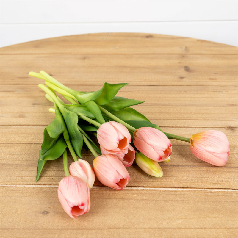 Pink Tulip Floral Bundle Set for Indoor Decor
