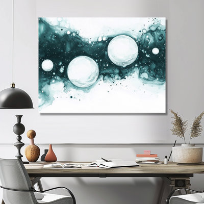«Celestial Reverie Of Planets», impression d'art mural en métal sur l'astronomie