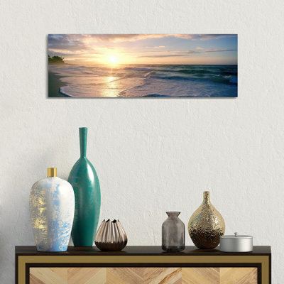 Sunset over the sea- Gallery-Wrapped Canvas Giclée