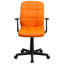 Mid-Back Quilted Vinyl Swivel Task Office Chair-777223924-777223925