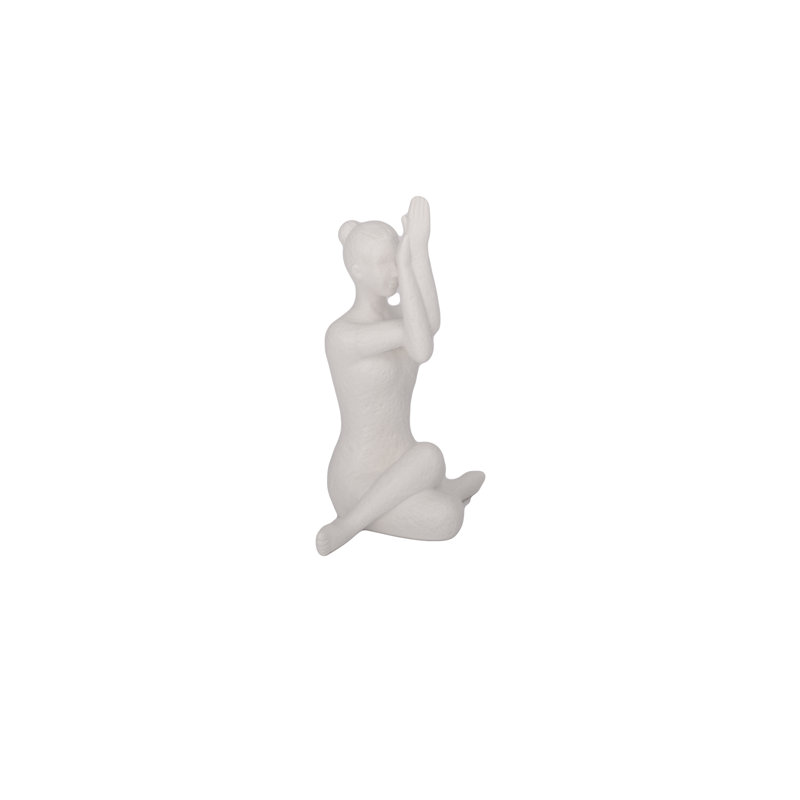 Ceramic Lady Figure White