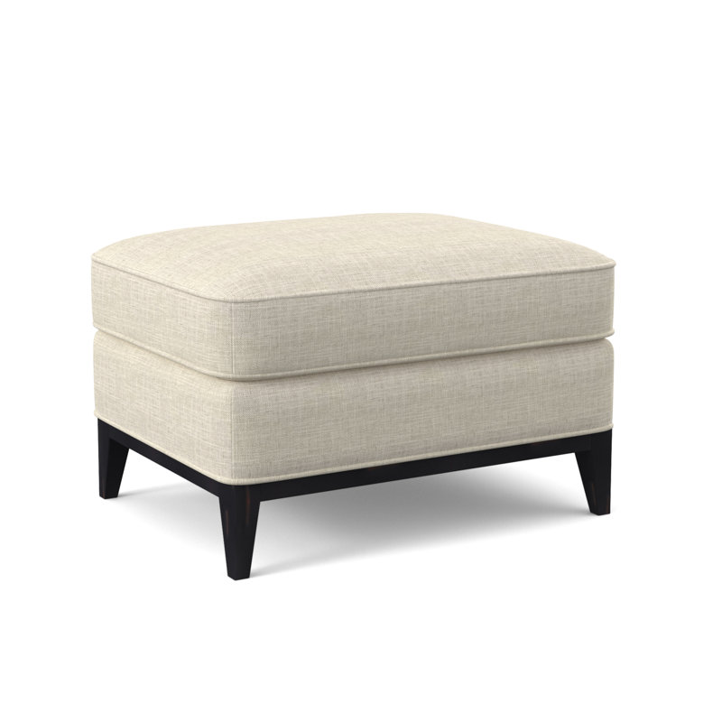 Sonoma Ottoman, Vintage Ebony, Filigree Ivory 100% Polyester
