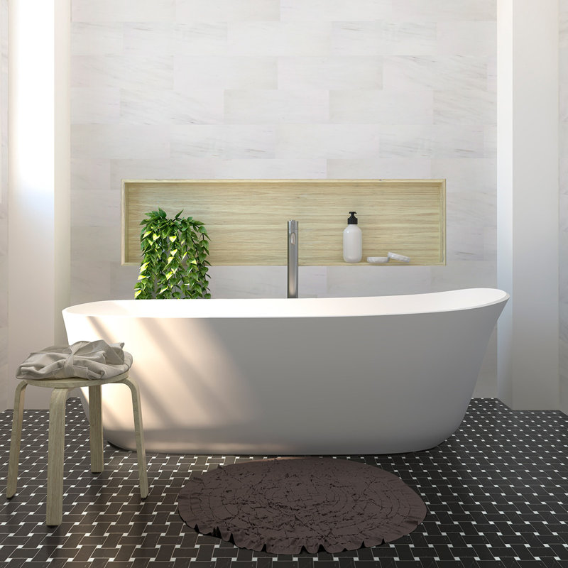Bianco Dolomiti 6" x 12" Marble Singular Wall & Floor Tile