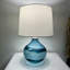 Ensemble de lampes de table en verre bleu côtier 22 "avec gradation à 3 voies Akash-2129415366