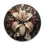 Horloge murale Fleur-De-Lis a Stylized Lilly Flower I - Floral-1295279672