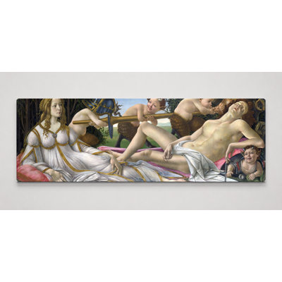 Vénus et Mars (vers 1485) - Art mural sur toile panoramique