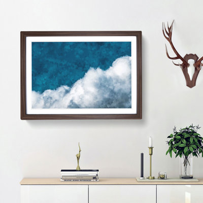 Crisp Clouds - Picture Frame Painting Print