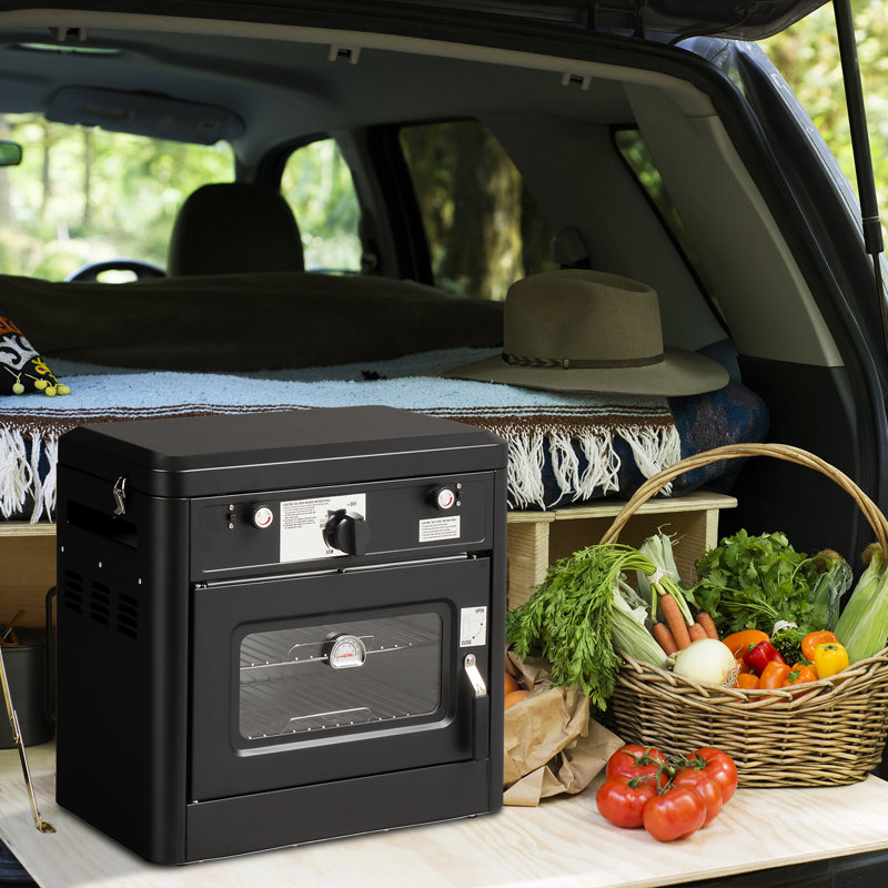 Réchaud de camping portatif et barbecue au propane Winado 2-en-1