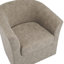 Fauteuil demi-tonneau pivotant en similicuir-1417145907