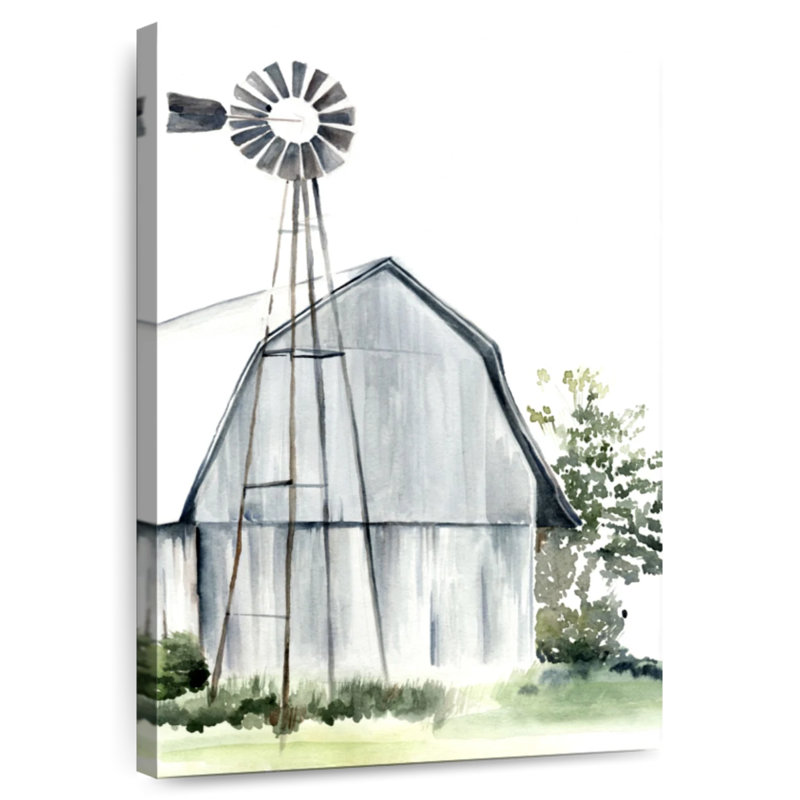 Lilie aquarelle grange I, H 48 po x l 32 po