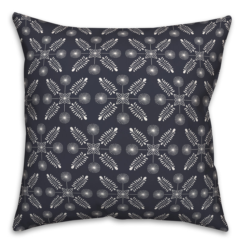 Coussin extérieur Meadow, Bleu marine, H 18 po x l 18 po