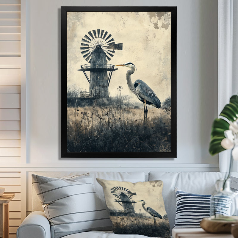 Hampton - Animals Canvas Art Print, Black, 20" H x 12" W, Single Picture Framed Print