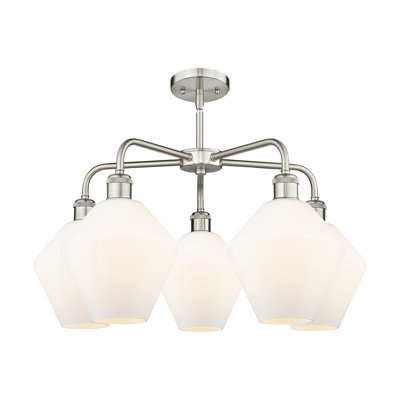 5 - Light Dimmable Teardrop Chandelier