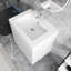 24 po Meuble-lavabo mural simple avec comptoir