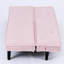 Velours côtelé rose 66 po, lit 2 places, tissu doux et confortable, panneau en bois massif et base, ornements de boutons sur le dossier, siège de chambre à coucher, velours côtelé rose, cadre à panneau en peau, appartement-1758099430