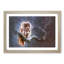 Owl Upon a Tree Branch in Abstract - Picture Frame Graphic Art Print-55735751-55735752