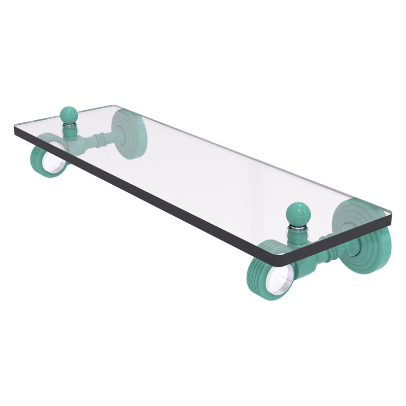 Tablette flottante Pacific Grove, H 3,2 po x l 16 po x P 5,1 po, Vert écume de mer