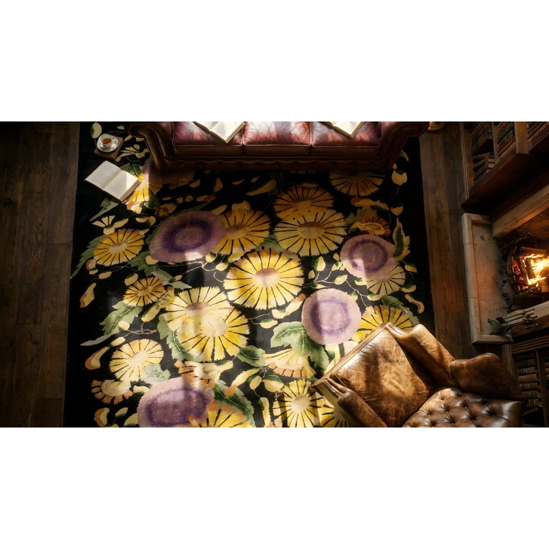 Tapis noué géométrique antique Art Deco