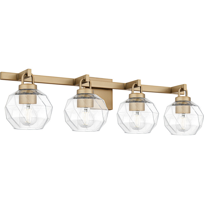 Celina 4-Light Bronze Bath Light, Gold