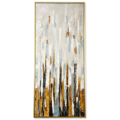 Towers of Gold - peinture à cadre flottant