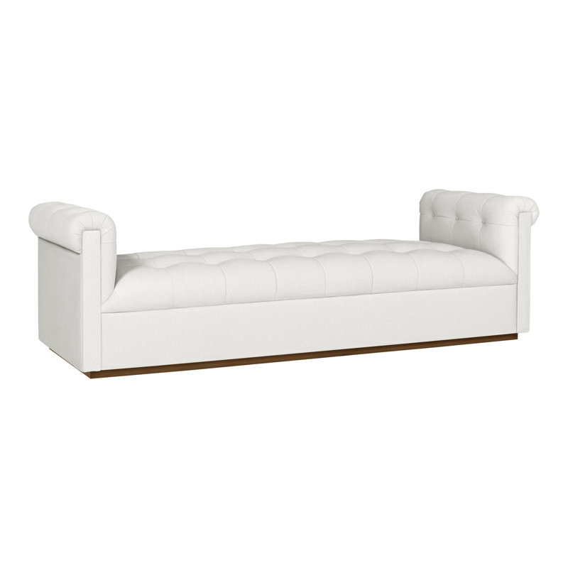 Nottingham By Thom Filicia Chaise Lounge, Tommy Snow Polyester Blend, Dove Gray