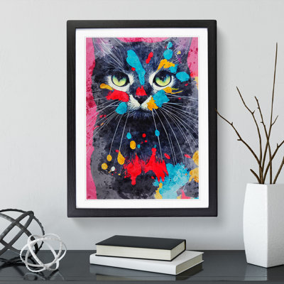 Catt Paint Splash No.2 - Wall Art